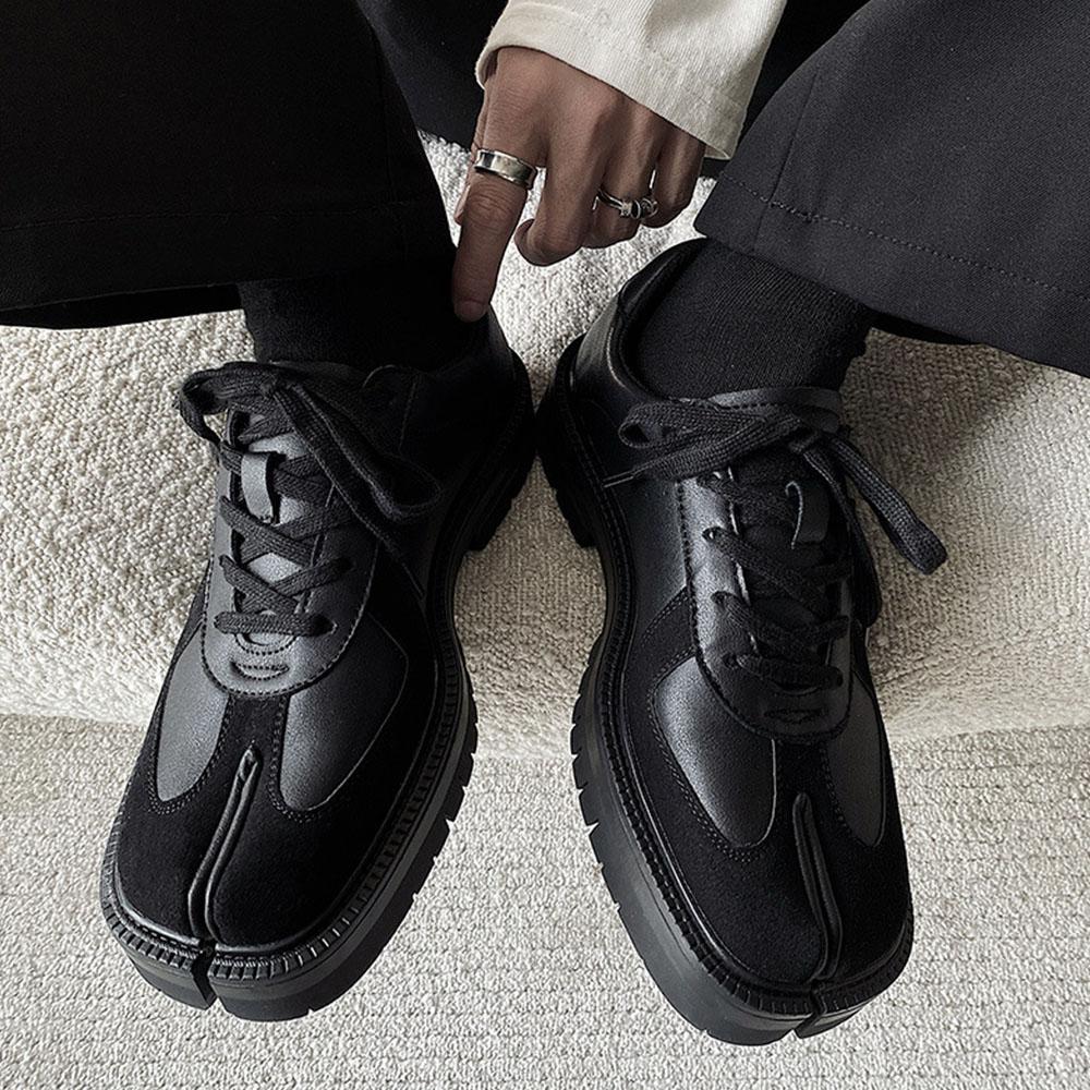 Лоферы с раздельным носком для женщин и мужчин. Туфли-таби. Лоферы на платформе и толстом каблуке. Повседневная кожаная обувь. Большой размер 46. 41
Лоферы с раздельным носком для женщин и мужчин. Туфли-таби. Лоферы на платформе и толстом каблуке. Повседневная кожаная обувь. Большой размер 46. 41