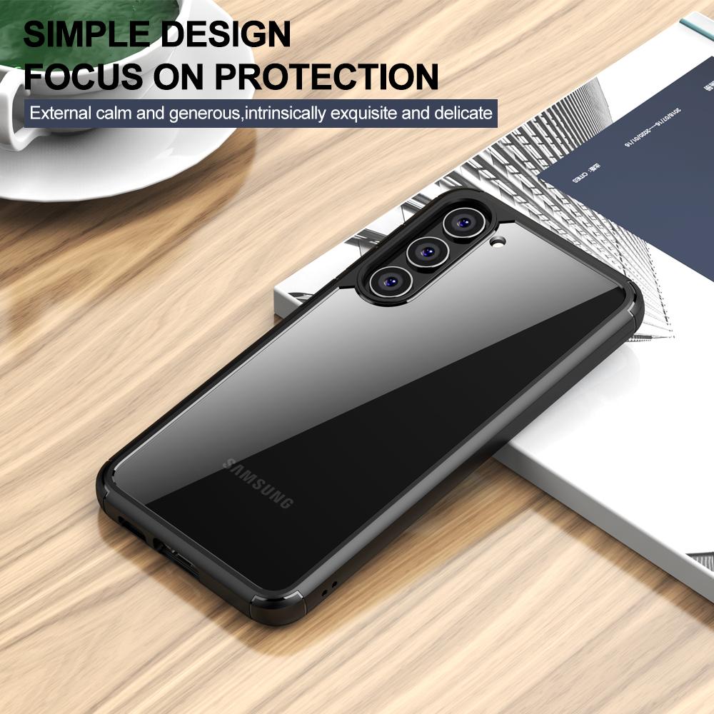 Defense Armor Series for Samsung Galaxy S23 Clear Phone Case TPU+PC Shockproof Protection Cover Black
Defense Armor Series for Samsung Galaxy S23 Clear Phone Case TPU+PC Shockproof Protection Cover Black