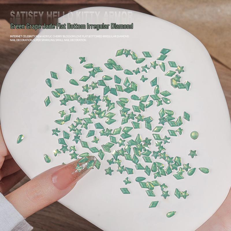 Celebrity Acrylic Nail Decor Mix: Irregular, Super Shiny, Small White Flat Bottom Drills Mixed Approx. 100 pieces
Celebrity Acrylic Nail Decor Mix: Irregular, Super Shiny, Small White Flat Bottom Drills Mixed Approx. 100 pieces