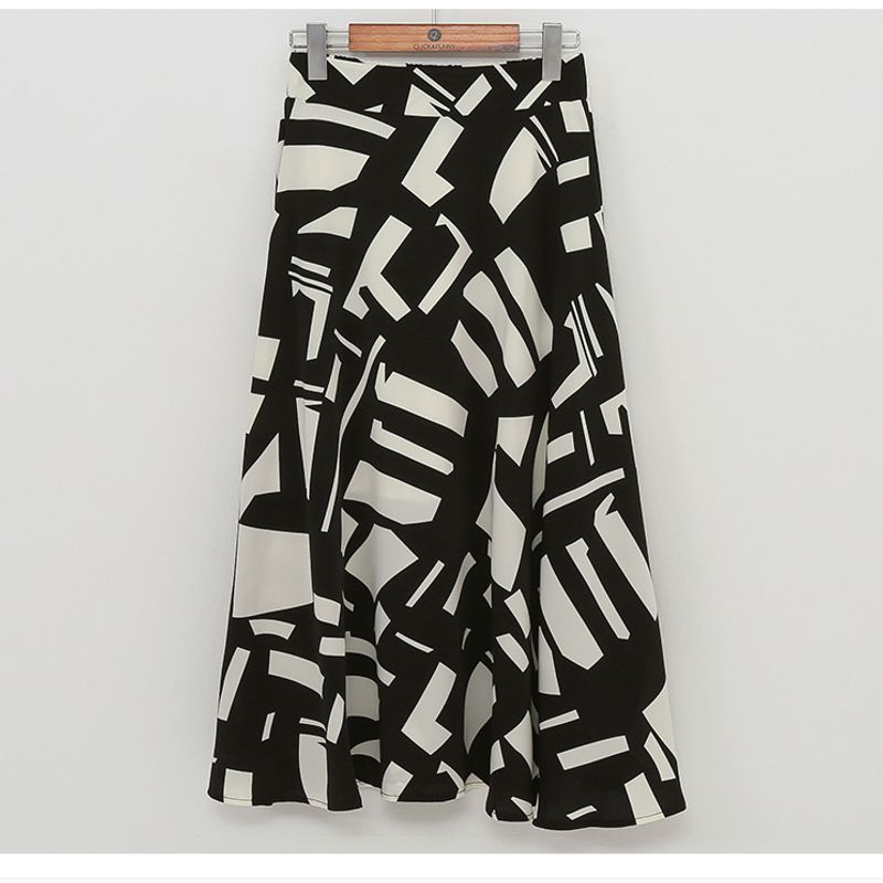Pattern Fat mm Commuter Geometric Lining Skirt Black 5XL
Pattern Fat mm Commuter Geometric Lining Skirt Black 5XL