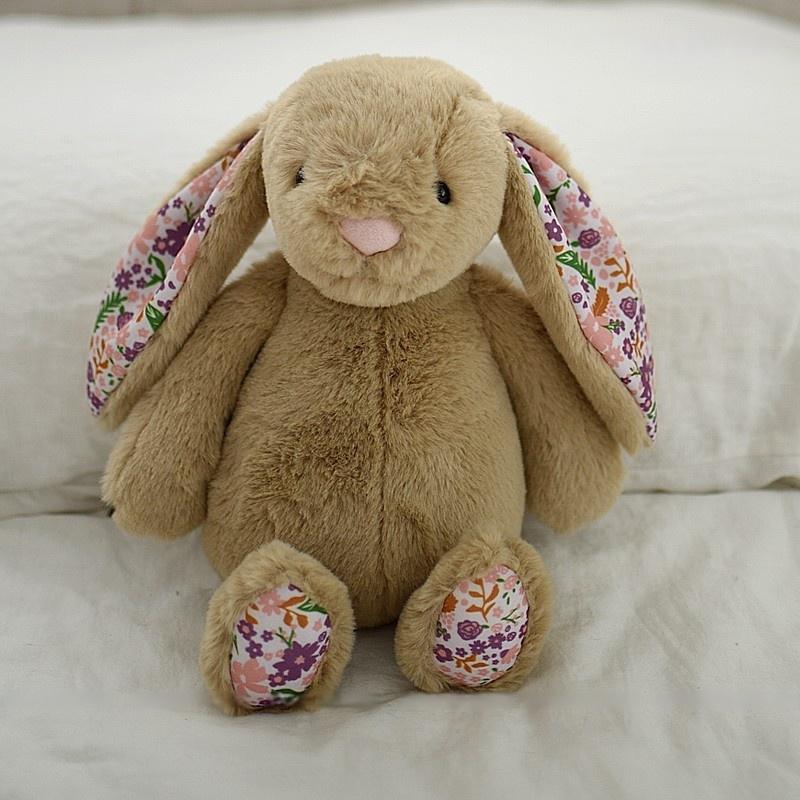 New 30cm Floral Bonnie Rabbit Doll Pink White Brown Gray Rabbit Animal Plushies Lovely Home Decor Birthday Gift For Girl 30cm коричневий
New 30cm Floral Bonnie Rabbit Doll Pink White Brown Gray Rabbit Animal Plushies Lovely Home Decor Birthday Gift For Girl 30cm коричневий