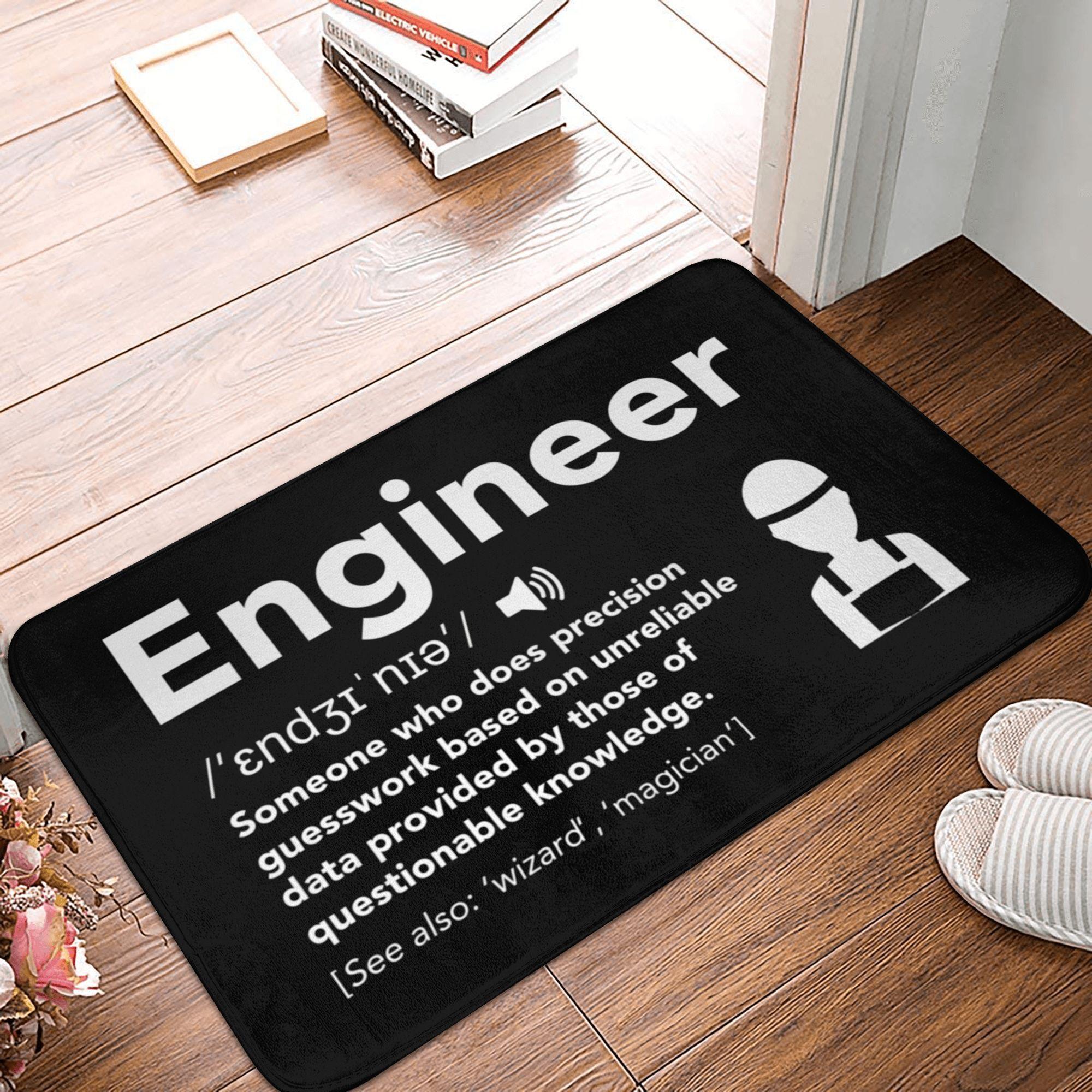 Engineer Symbols Doormat Non-Slip Bathroom Kitchen Mat Living Room Floor Door Entrance Carpet Rug 40cmx60cm
Engineer Symbols Doormat Non-Slip Bathroom Kitchen Mat Living Room Floor Door Entrance Carpet Rug 40cmx60cm