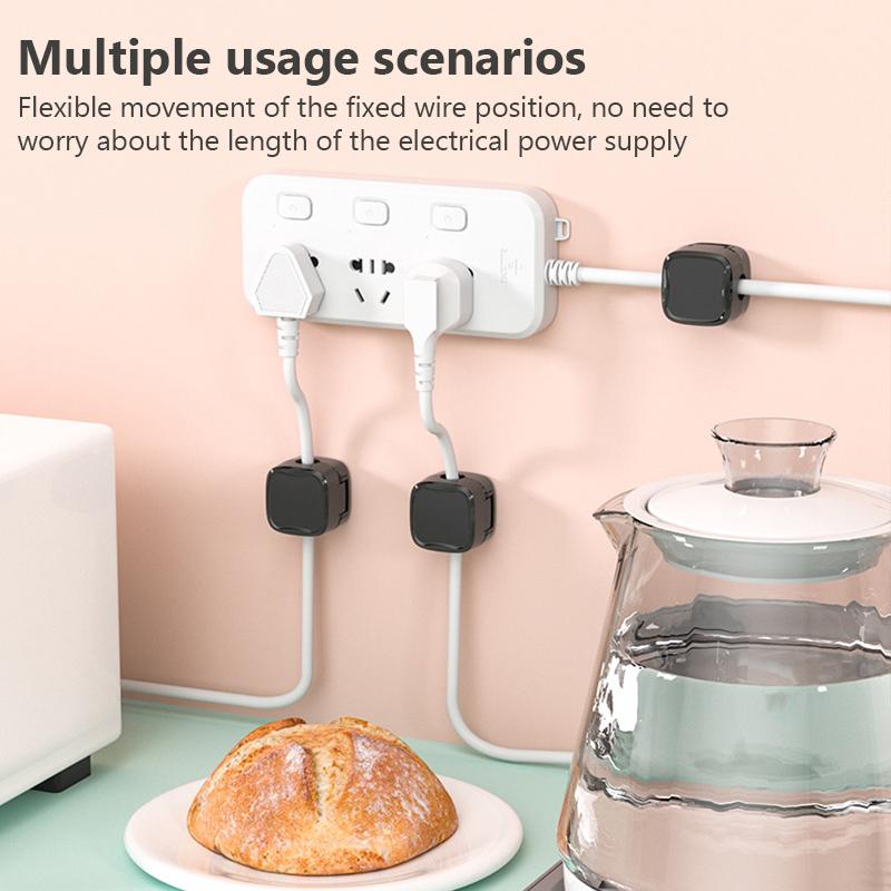 6Pcs/Set Magnetic Cable Clips Smooth Adjustable Cord Holder Under Desk Cable Management Wire Keeper Cable Organizer Holder
6Pcs/Set Magnetic Cable Clips Smooth Adjustable Cord Holder Under Desk Cable Management Wire Keeper Cable Organizer Holder
