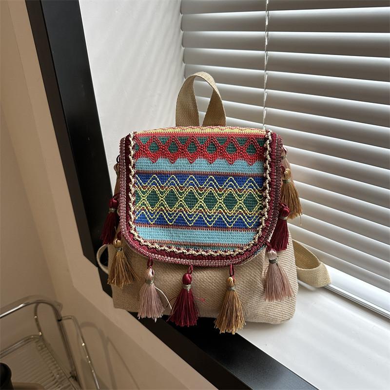 Chic Lightweight Canvas Backpack with Tassel Detail Fashionable Drawstring Closure Polyester Lined Women s Travel Daypack синій
Chic Lightweight Canvas Backpack with Tassel Detail Fashionable Drawstring Closure Polyester Lined Women s Travel Daypack синій