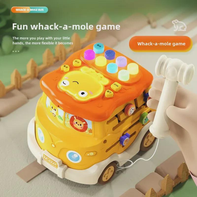 Многофункциональная развивающая игрушка для младенцев: Мобильный телефон Hexahedron, игра «Бей крота» и барабанная установка Bus
Многофункциональная развивающая игрушка для младенцев: Мобильный телефон Hexahedron, игра «Бей крота» и барабанная установка Bus