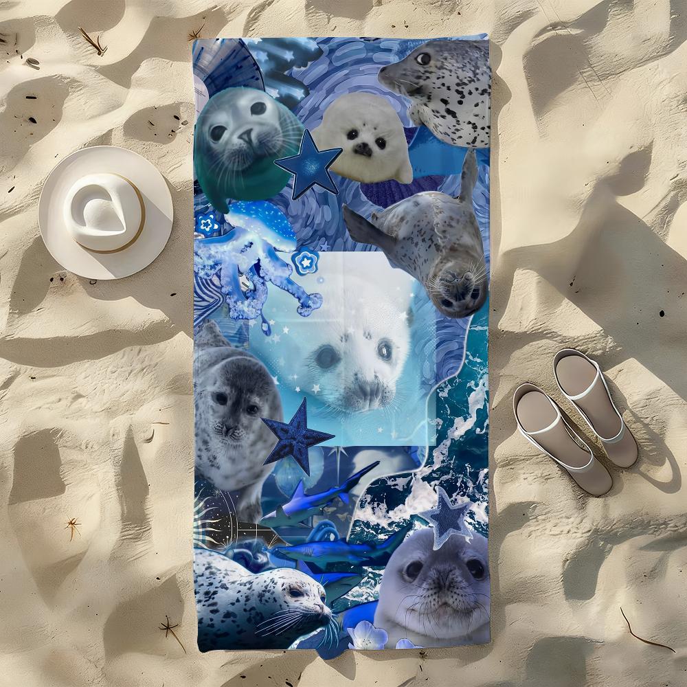 Ocean life Blue Towel For Swim Yoga Gym Quick Drying Soft and skin-friendly Beach Towels All-Season W30*H60(CM)
Ocean life Blue Towel For Swim Yoga Gym Quick Drying Soft and skin-friendly Beach Towels All-Season W30*H60(CM)