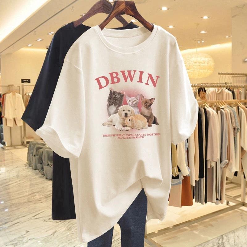 White loose cotton round neck front shoulder short sleeve T-shirt women s 2025 summer new large version fashion top ns S белый
White loose cotton round neck front shoulder short sleeve T-shirt women s 2025 summer new large version fashion top ns S белый