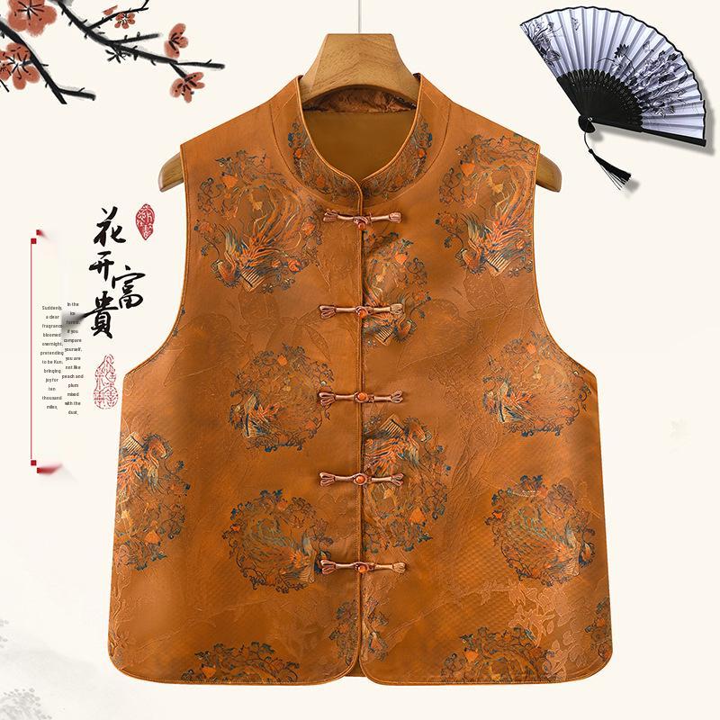 Spring Retro Chinese Frog Button Vest - National Style Gilet for Women 2XL (suitable for 105-120 jin) помаранчевий
Spring Retro Chinese Frog Button Vest - National Style Gilet for Women 2XL (suitable for 105-120 jin) помаранчевий