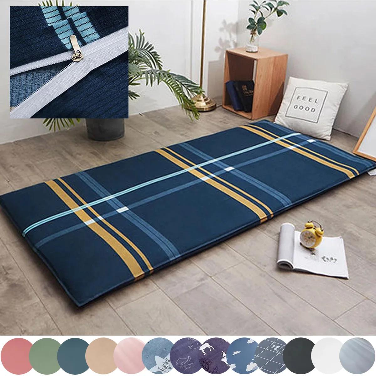 360° Fully Enclosed Mattress Protector Cover with Zipper Removeble Mattress Protector Bedspread Tatami Floor Mat Cover (No Core) 1pc 90x190cm
360° Fully Enclosed Mattress Protector Cover with Zipper Removeble Mattress Protector Bedspread Tatami Floor Mat Cover (No Core) 1pc 90x190cm