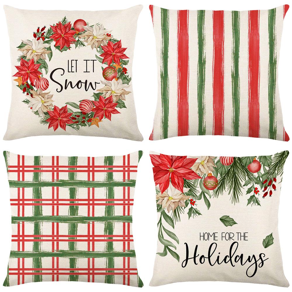Linen Christmas Print Pillow Cover Home Decor Living Room Sofa Cushion Cover Pillow Cover 45*45cm JYM361-1
Linen Christmas Print Pillow Cover Home Decor Living Room Sofa Cushion Cover Pillow Cover 45*45cm JYM361-1