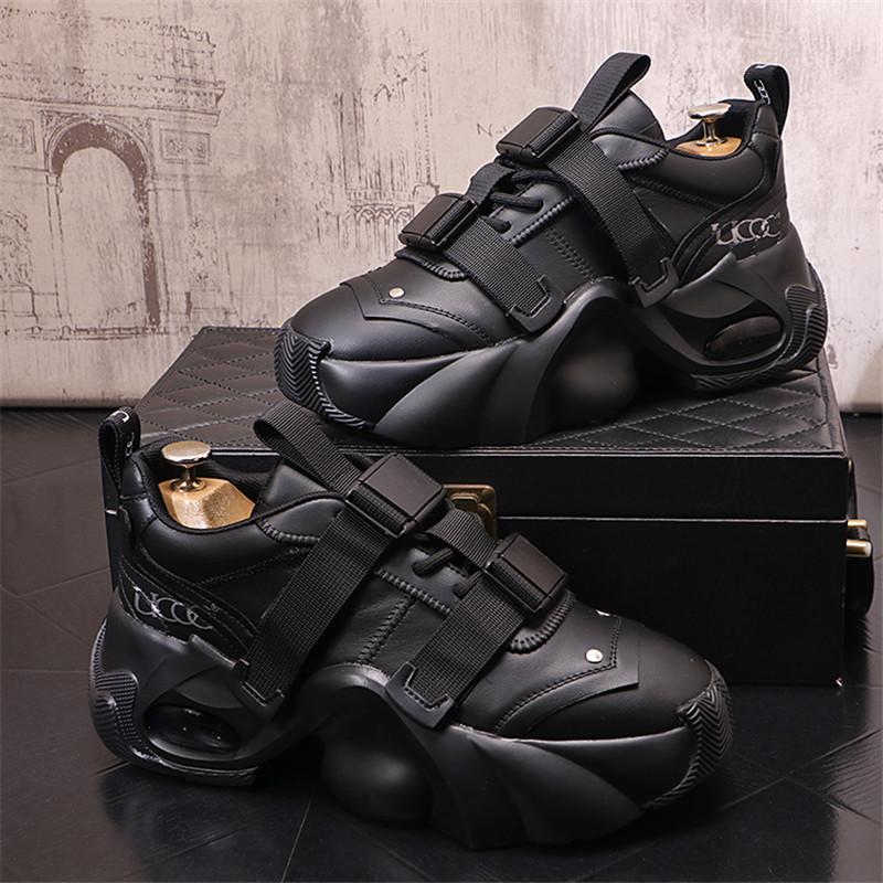 Осенние мужские кожаные туфли в стиле хип-хоп с высокими берцами в стиле панк, повседневные туфли на платформе, кроссовки на плоской подошве, ботильоны, мужские туфли 38 чёрный
Осенние мужские кожаные туфли в стиле хип-хоп с высокими берцами в стиле панк, повседневные туфли на платформе, кроссовки на плоской подошве, ботильоны, мужские туфли 38 чёрный