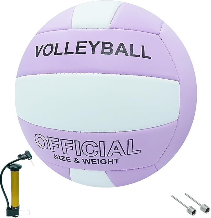 Soft Beach Volleyball - Official Size 5, For Indoor Training and Competition фиолетовый
Soft Beach Volleyball - Official Size 5, For Indoor Training and Competition фиолетовый