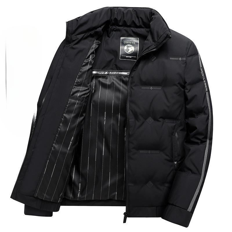 Зимняя новая мужская куртка-пуховик среднего возраста с воротником-стойкой, утолщенная 4XL
Зимняя новая мужская куртка-пуховик среднего возраста с воротником-стойкой, утолщенная 4XL