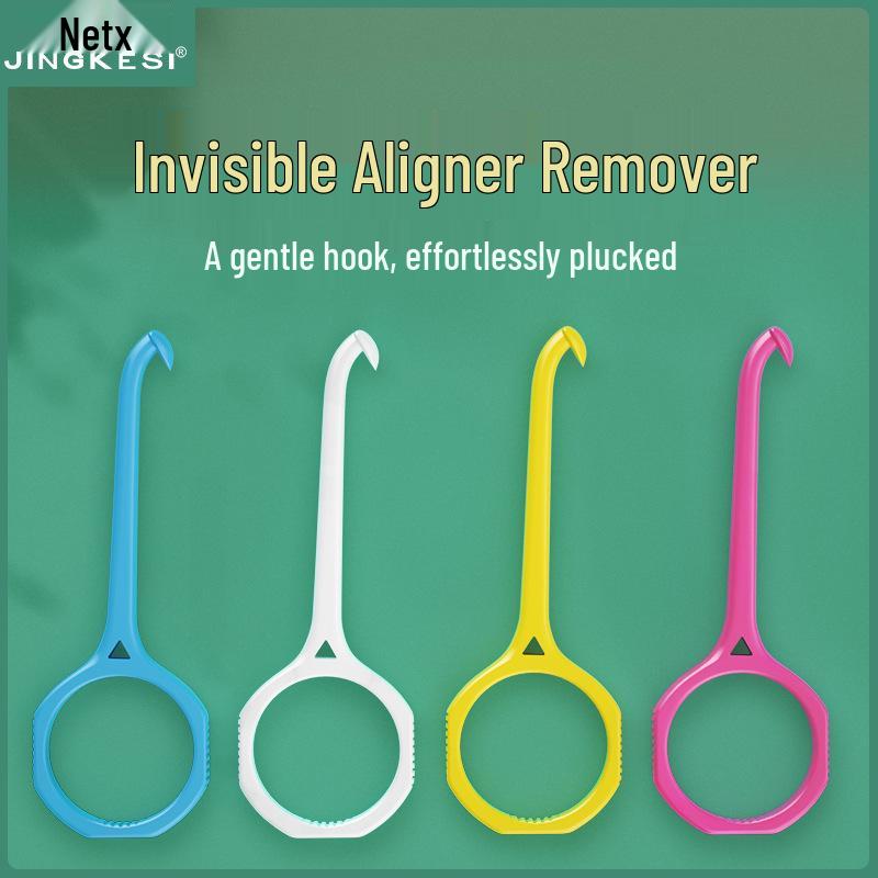 Invisalign Remover Hook: Portable Orthodontic Braces Removal Tool Green (Aluminum Pouch)
Invisalign Remover Hook: Portable Orthodontic Braces Removal Tool Green (Aluminum Pouch)