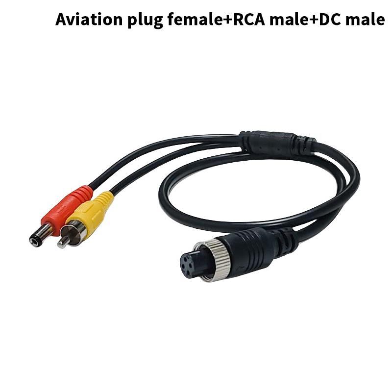 AV & DC Power Converter Cable 4Pin Aviation Male To Female Adapter For Car Rear Camera Monitor DIY Accessories
AV & DC Power Converter Cable 4Pin Aviation Male To Female Adapter For Car Rear Camera Monitor DIY Accessories