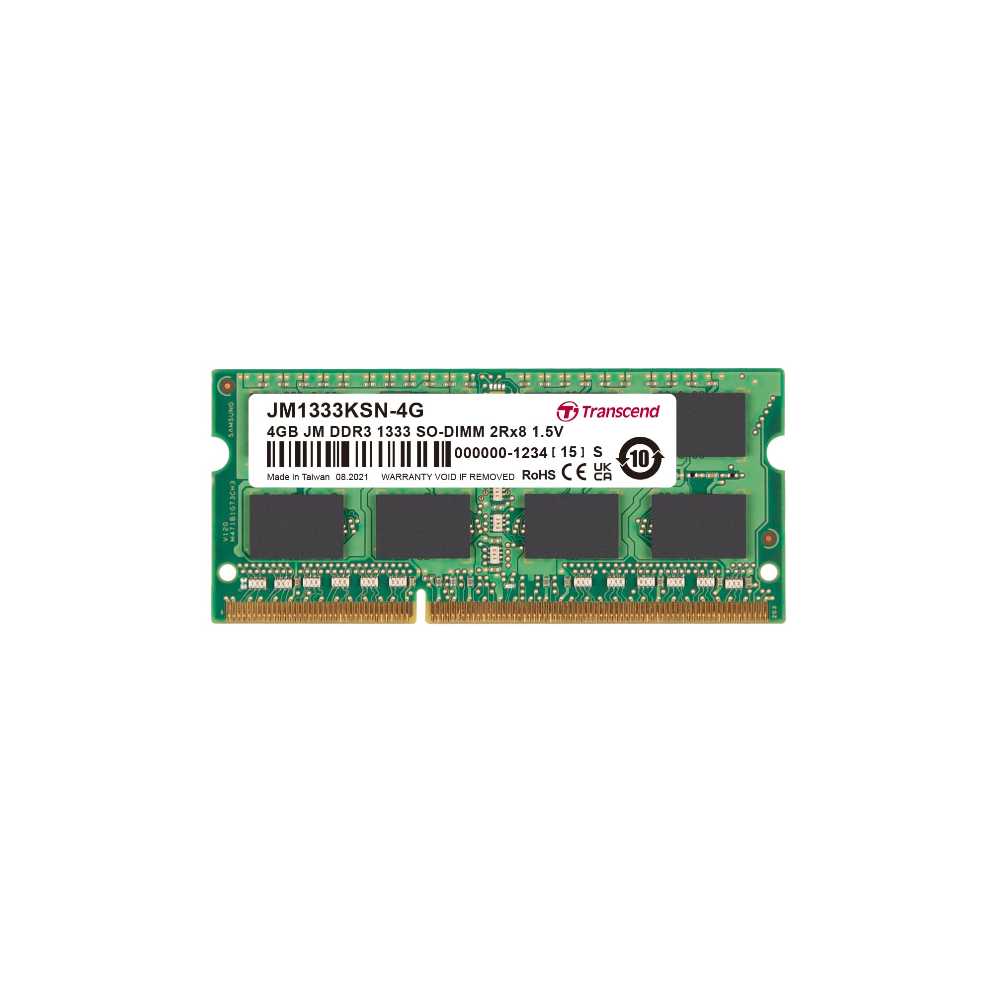 Пам ять для ноутбука Transcend DDR3 1333 4GB 204pin PC3-10600 1.5V SO-DIMM JM1333KSN-4G
Пам ять для ноутбука Transcend DDR3 1333 4GB 204pin PC3-10600 1.5V SO-DIMM JM1333KSN-4G