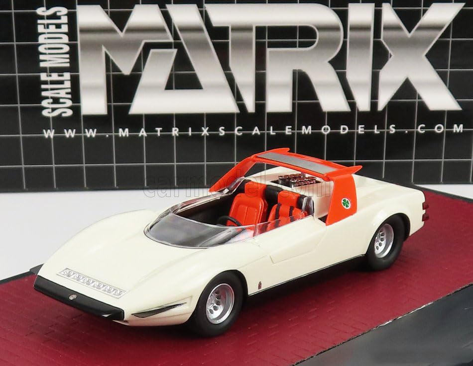 Matrix 1/43 Alfa Romeo P33 Roadster Pininfarina 1968 MATRIX Ограниченная серия (408 единиц) белый
Matrix 1/43 Alfa Romeo P33 Roadster Pininfarina 1968 MATRIX Ограниченная серия (408 единиц) белый