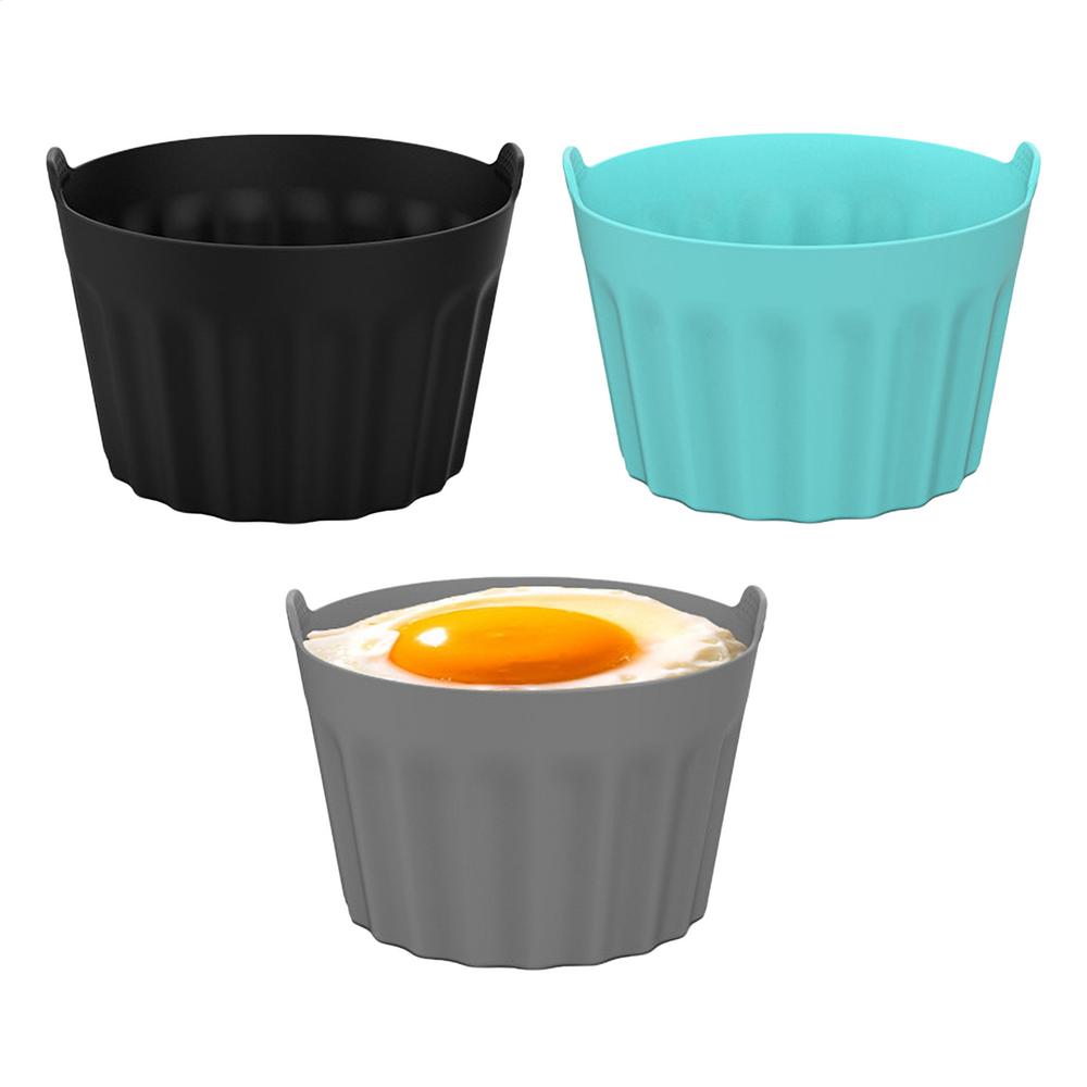 3Pcs Silicone Egg Poacher Cups Air Fryer Egg Boiler Mold Cup Kitchen Tools Eggs Cooking Baking Cups for Air Fryer Oven Microwave
3Pcs Silicone Egg Poacher Cups Air Fryer Egg Boiler Mold Cup Kitchen Tools Eggs Cooking Baking Cups for Air Fryer Oven Microwave