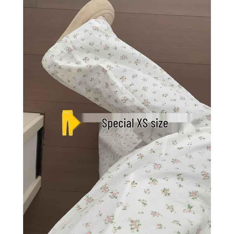 Women s White Floral High-Waist Wide-Leg Summer Pants - Loose Fit, Petite Size L (106-115 jin)
Women s White Floral High-Waist Wide-Leg Summer Pants - Loose Fit, Petite Size L (106-115 jin)