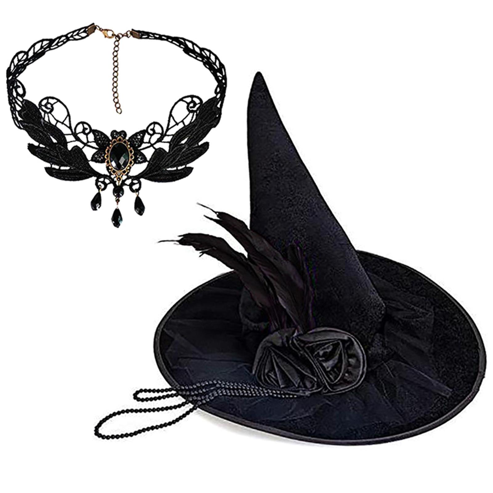 Breathable Multifunctional Hat Necklace Set Elegant Men Women Hat Role Playing Hat for Women s Costumes чёрный
Breathable Multifunctional Hat Necklace Set Elegant Men Women Hat Role Playing Hat for Women s Costumes чёрный