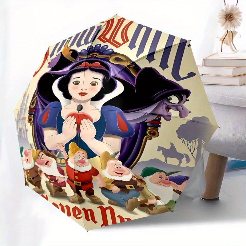 Snow White & the Seven Dwarfs Automatic Opening and Closing Cartoon Umbrella - Small Umbrella Suitable for Various Occasions, Portable 3-Fol
Snow White & the Seven Dwarfs Automatic Opening and Closing Cartoon Umbrella - Small Umbrella Suitable for Various Occasions, Portable 3-Fol