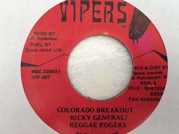 7inch Record RICKY GENERAL REGGAE ROGERS Colorado Breakout VIP007 Vipers Jamaica Reggae Ska Dub Used
7inch Record RICKY GENERAL REGGAE ROGERS Colorado Breakout VIP007 Vipers Jamaica Reggae Ska Dub Used