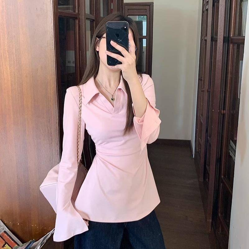 Casual Long-sleeved T-shirt Women s New Autumn Bottoming Shirt Trendy Tops 5XL рожевий
Casual Long-sleeved T-shirt Women s New Autumn Bottoming Shirt Trendy Tops 5XL рожевий