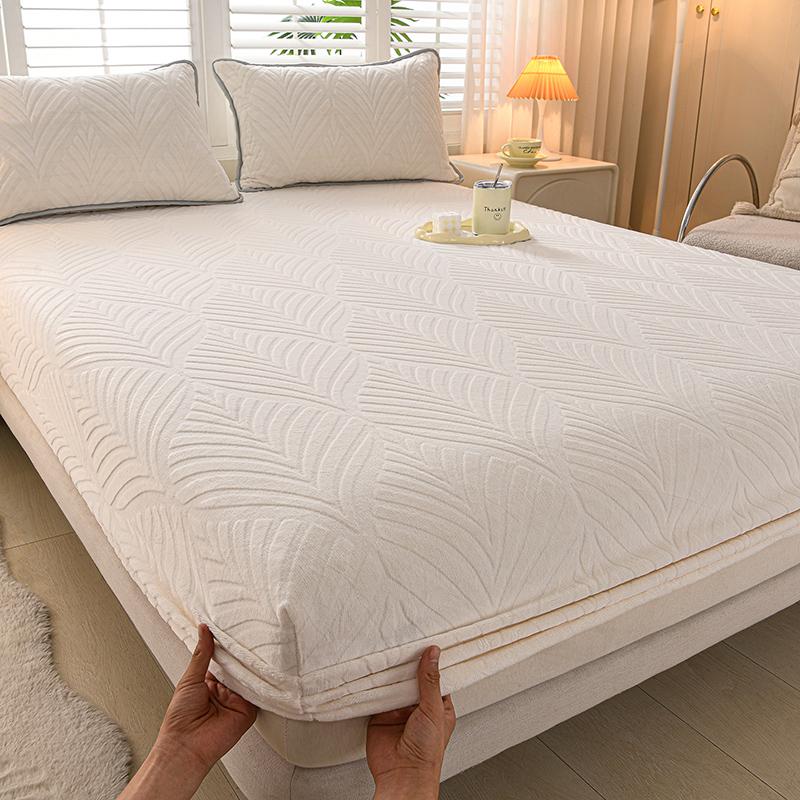 Plush Double Bed Sheet Mattress Cover for 2 People Elastic Fitted Winter Warm No Pillowcase Queen 150 180 90x200x25cm 1pc
Plush Double Bed Sheet Mattress Cover for 2 People Elastic Fitted Winter Warm No Pillowcase Queen 150 180 90x200x25cm 1pc
