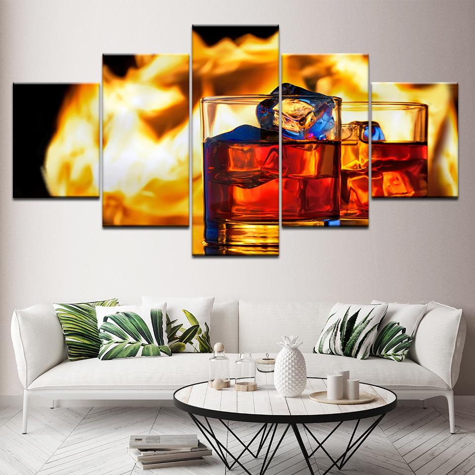 Canvas Painting Two cup of Black Whiskey 5 Pieces Wall Art Painting Modular Wallpapers Poster Print for living room Home Decor 20x35 20x45 20x55cm
Canvas Painting Two cup of Black Whiskey 5 Pieces Wall Art Painting Modular Wallpapers Poster Print for living room Home Decor 20x35 20x45 20x55cm
