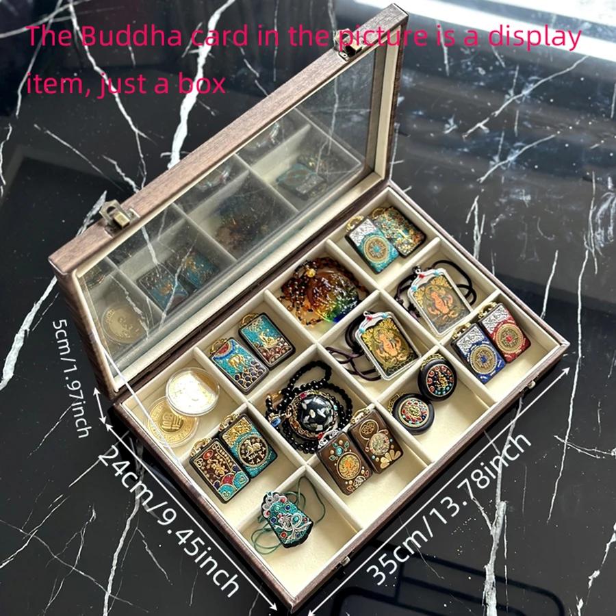 Storage Box Fo Pai Tang Brand Box with Lid Dustproof Jewelry, Antique Jade Plate Finger Storage Display Box
Storage Box Fo Pai Tang Brand Box with Lid Dustproof Jewelry, Antique Jade Plate Finger Storage Display Box