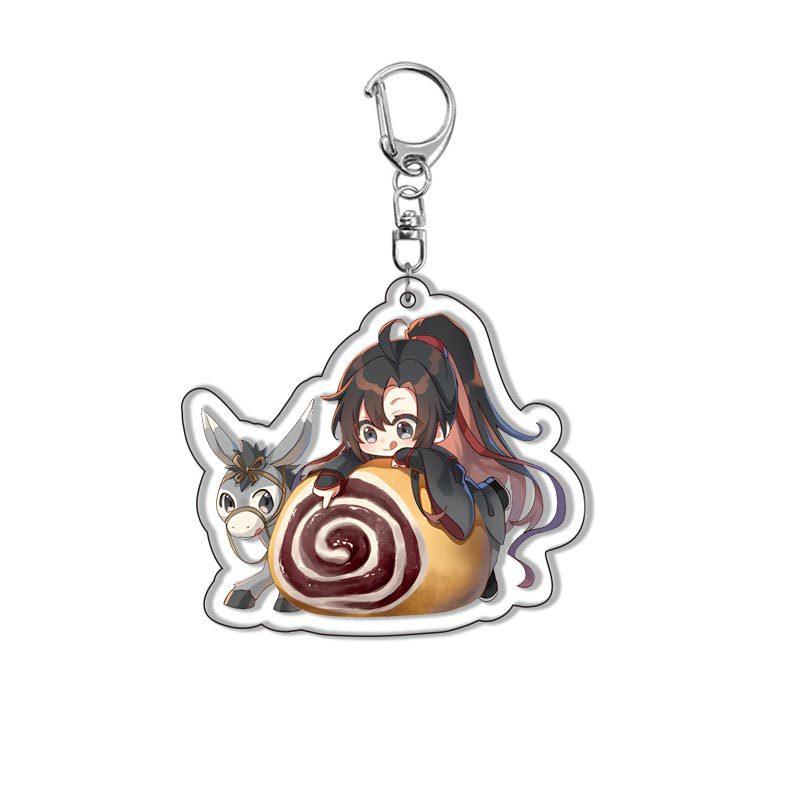 Creative Mo Dao Zu Shi Keychain Cute Fashion Chen QingLing Lan Wangji Wei Wuxian Bag Pendant Keyrings Jewelry Accessories Gift
Creative Mo Dao Zu Shi Keychain Cute Fashion Chen QingLing Lan Wangji Wei Wuxian Bag Pendant Keyrings Jewelry Accessories Gift