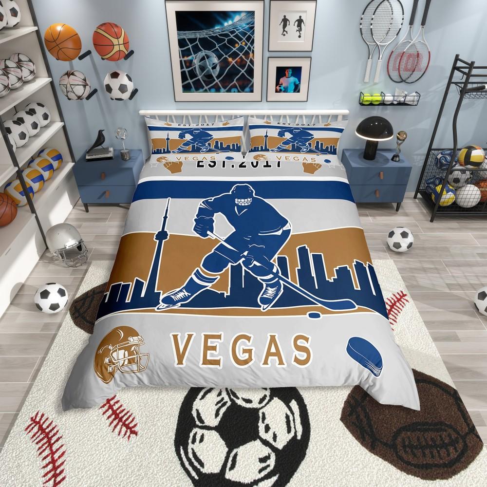 Комплект пододеяльника для мальчиков Homewish American Sports, Оранжево-серый комплект постельного белья, Современный двусторонний комплект для кровати с игрой в хоккей UK C 120x150cm 2pcs&set
Комплект пододеяльника для мальчиков Homewish American Sports, Оранжево-серый комплект постельного белья, Современный двусторонний комплект для кровати с игрой в хоккей UK C 120x150cm 2pcs&set
