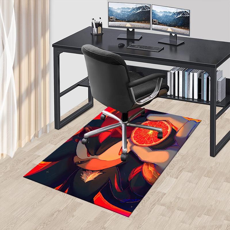 1pc Sonic the Hedgehog Orange Slice Chair Mat, Anime Cartoon Design, Non-Slip Carpet for Office and Home Decor, Suitable for All Seasons.I028 60cm by 90cm
1pc Sonic the Hedgehog Orange Slice Chair Mat, Anime Cartoon Design, Non-Slip Carpet for Office and Home Decor, Suitable for All Seasons.I028 60cm by 90cm