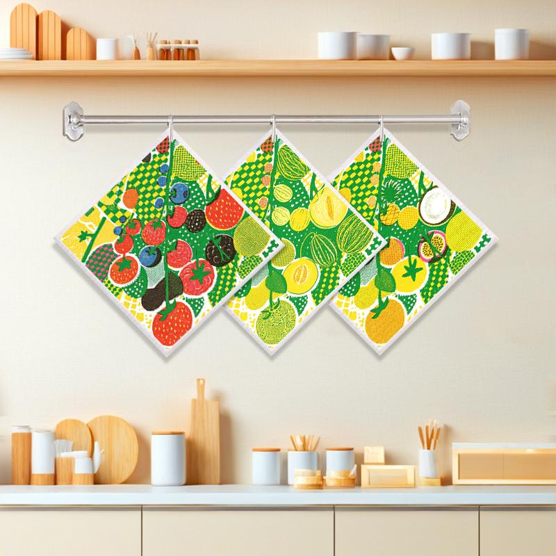 6PCS Cleaning Dishcloths Reusable Kitchen Dish Towels Cartoon Graffiti Fruits Dishcloth Absorbent Lint Free Cloth Washable Duster Rags Tea Towels J143B-3PCS
6PCS Cleaning Dishcloths Reusable Kitchen Dish Towels Cartoon Graffiti Fruits Dishcloth Absorbent Lint Free Cloth Washable Duster Rags Tea Towels J143B-3PCS