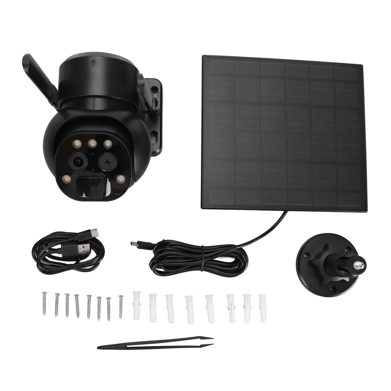 Dual Lens Solar Camera 4MP 12x Digital Zoom Motion Detection 2 Way Intercom Night Vision 4G LTE
Dual Lens Solar Camera 4MP 12x Digital Zoom Motion Detection 2 Way Intercom Night Vision 4G LTE