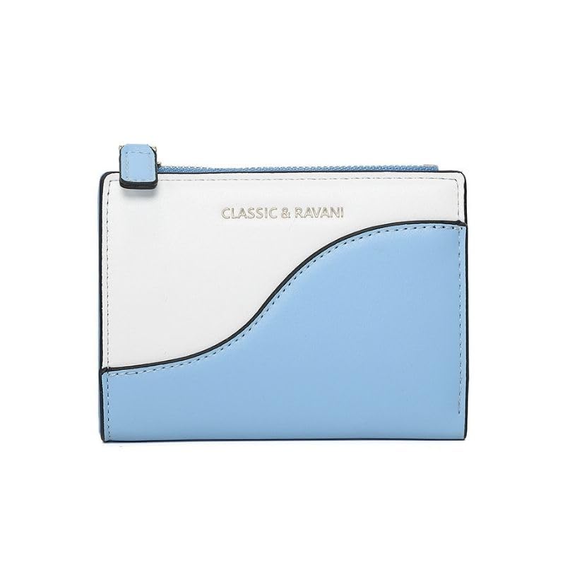EMY-li mini wallet ladies bifold bicolor cute Fashionable card case coin purse (Sky blue)
EMY-li mini wallet ladies bifold bicolor cute Fashionable card case coin purse (Sky blue)