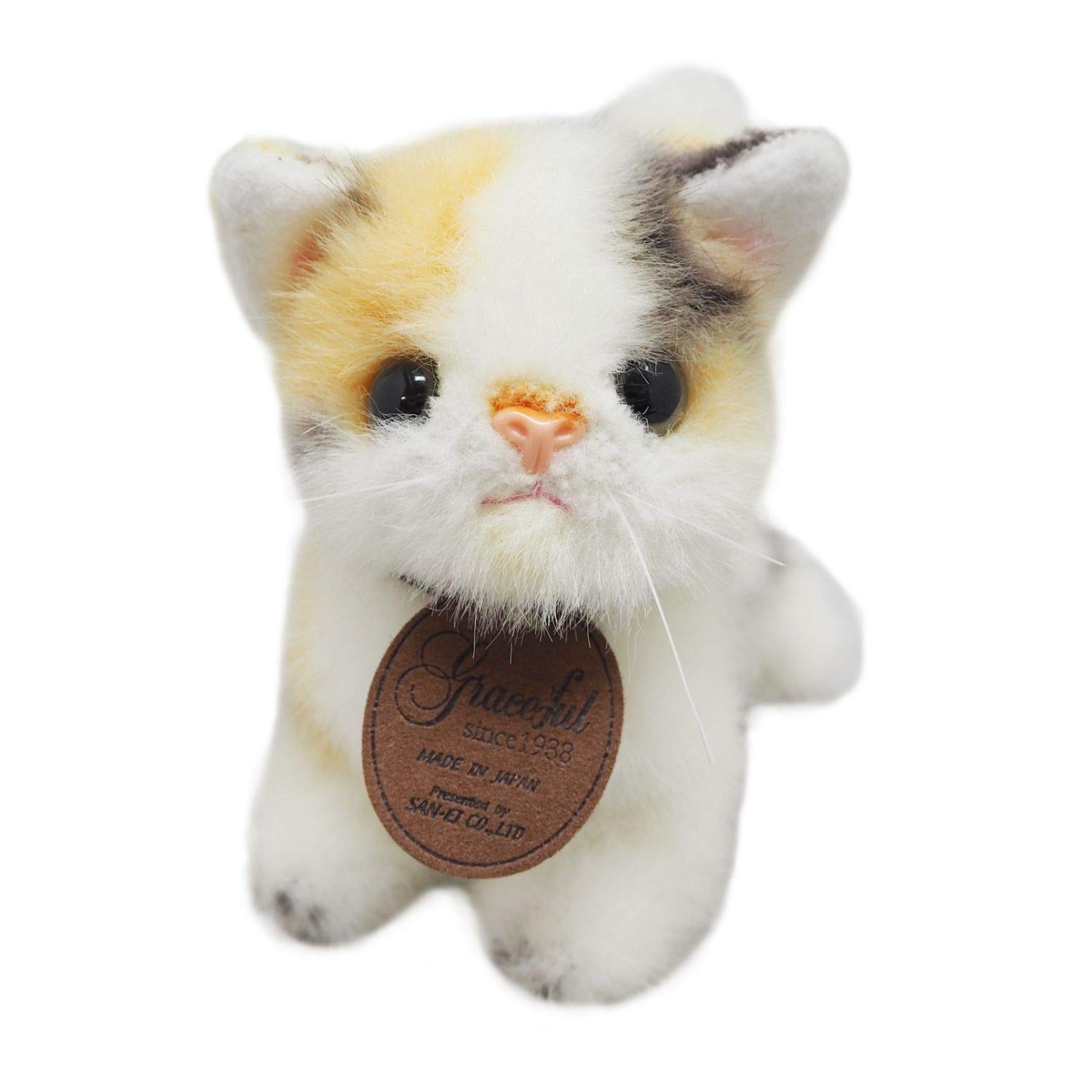 Sanei Boeki Graceful Reprint Miya Mike the Kitten Standing Plush Toy Height 15cm Purely Made in Japan
Sanei Boeki Graceful Reprint Miya Mike the Kitten Standing Plush Toy Height 15cm Purely Made in Japan