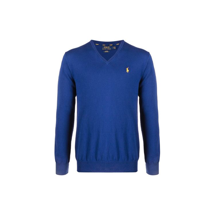 Мужской свитер с вышитым логотипом Polo Ralph Lauren и V-образным вырезом, синий 710744677-035 S
Мужской свитер с вышитым логотипом Polo Ralph Lauren и V-образным вырезом, синий 710744677-035 S