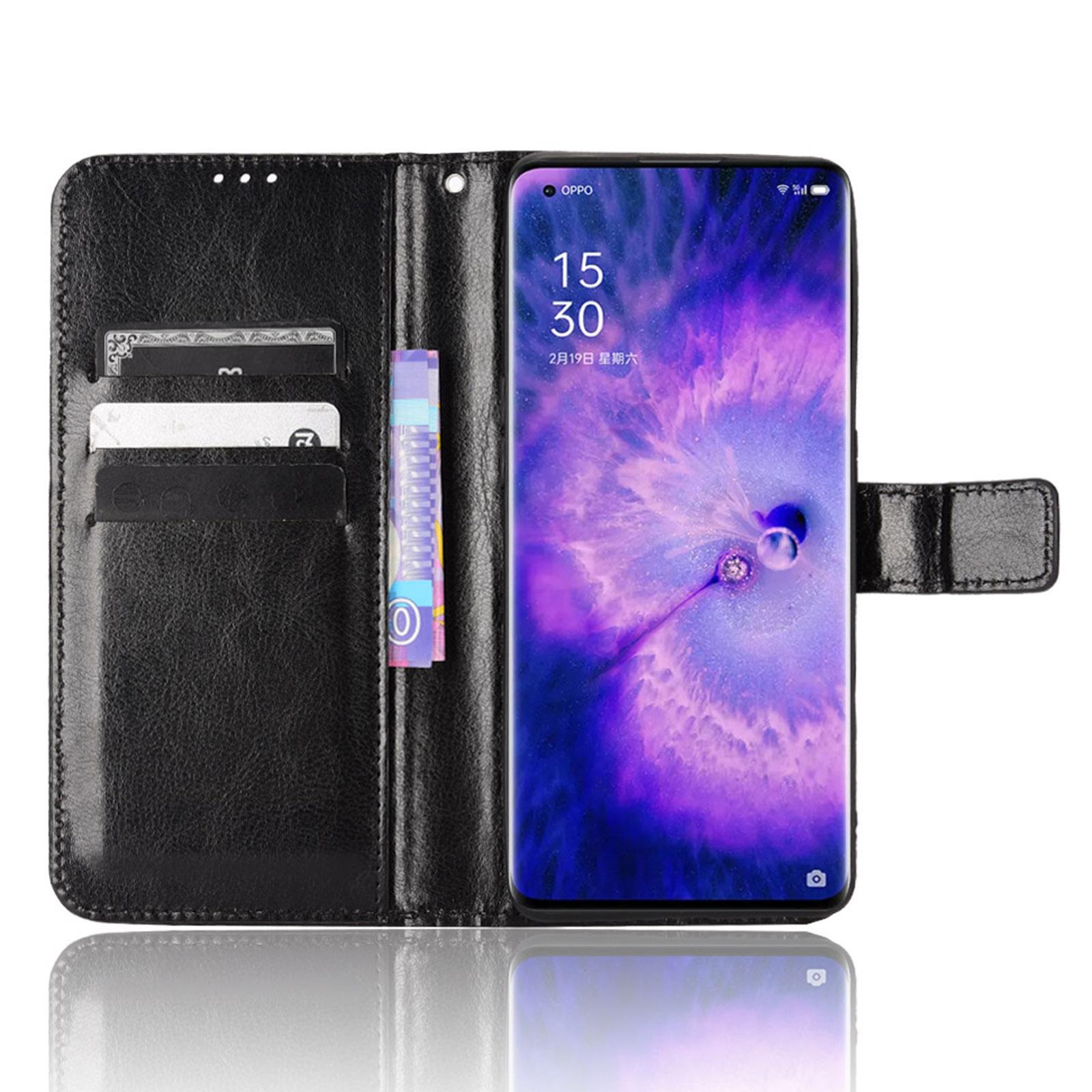 For Oppo Find X5 Crazy Horse Textured Phone Protection Leather Case Horizontal Viewing Stand Wallet Phone Shell Holster with Strap Black
For Oppo Find X5 Crazy Horse Textured Phone Protection Leather Case Horizontal Viewing Stand Wallet Phone Shell Holster with Strap Black