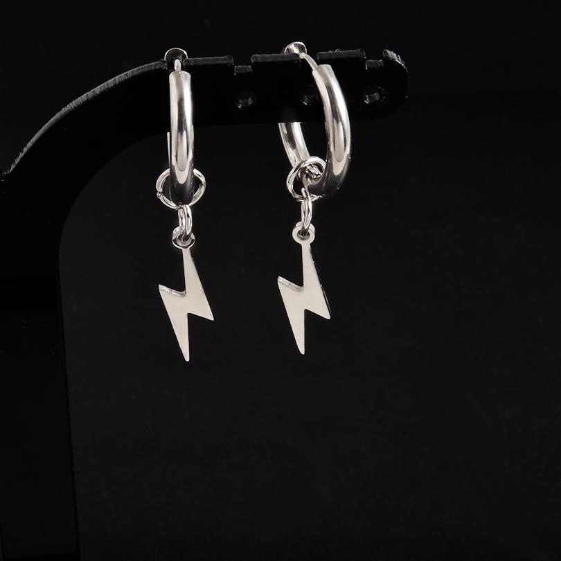 Silver Color Star Feather Cross Stainless Steel Hoops Earrings For Women Men Accessories Round Ear Piercing Vintage Jewelry Gift
Silver Color Star Feather Cross Stainless Steel Hoops Earrings For Women Men Accessories Round Ear Piercing Vintage Jewelry Gift