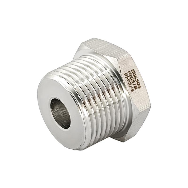 Female G3/8 BSP to Male R3/4 BSPT Stainless Steel Reducing Adapter
Female G3/8 BSP to Male R3/4 BSPT Stainless Steel Reducing Adapter