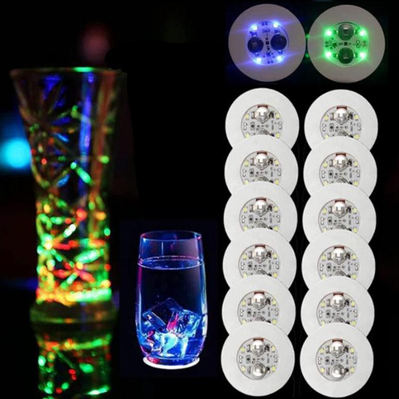 12pcs LED Bottle Glass cup Coaster Lights Light Up Coasters Sticker Coaster Discs Lights Wine Liquor Bottle Bar Party Decoration
12pcs LED Bottle Glass cup Coaster Lights Light Up Coasters Sticker Coaster Discs Lights Wine Liquor Bottle Bar Party Decoration