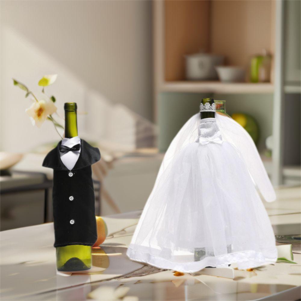 Ceremonial Dress White Gauze Dress Wine Cap Cartoon Wine Bottle Bag Restaurant Bar Holiday 1 Set
Ceremonial Dress White Gauze Dress Wine Cap Cartoon Wine Bottle Bag Restaurant Bar Holiday 1 Set