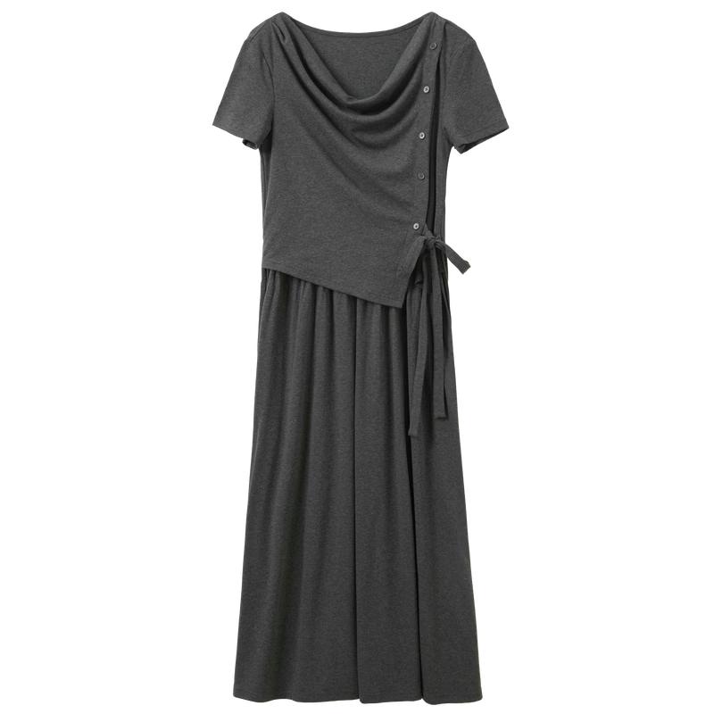 SANCITY 2026 Summer Faux Two-Piece Cowl Neck A-line Dress L
SANCITY 2026 Summer Faux Two-Piece Cowl Neck A-line Dress L