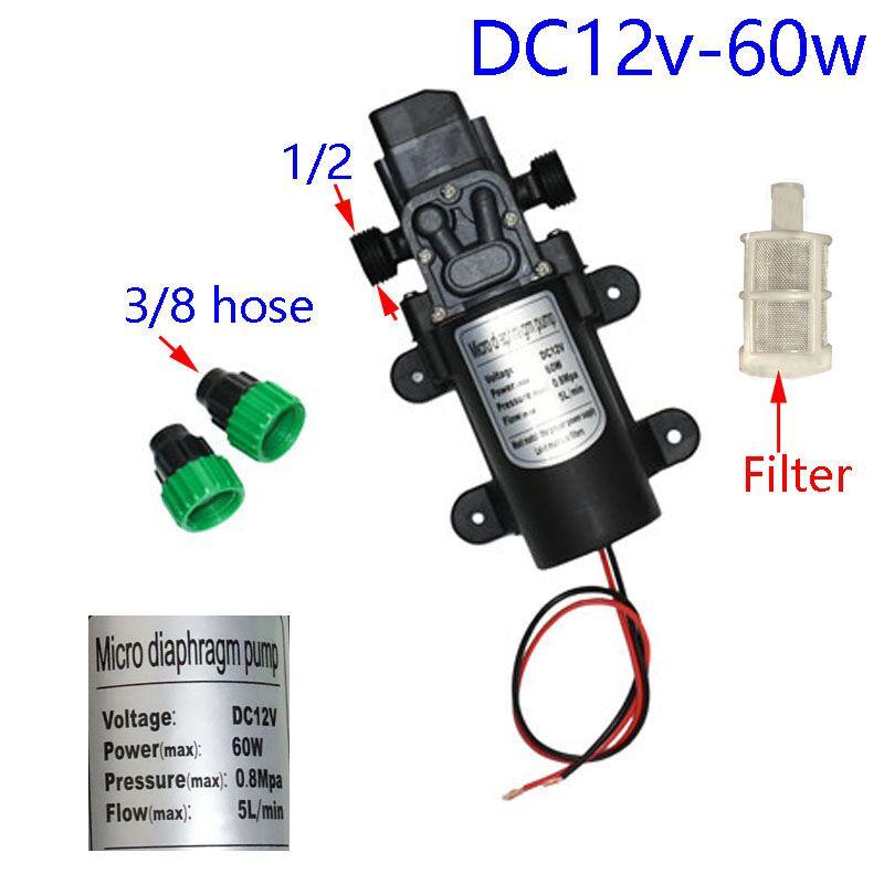 12volt high pressure water pump 60w 80w 100w Micro car wash Garden irrigation Pressure Self-Priming Booster Pump 12 volt adapter
12volt high pressure water pump 60w 80w 100w Micro car wash Garden irrigation Pressure Self-Priming Booster Pump 12 volt adapter