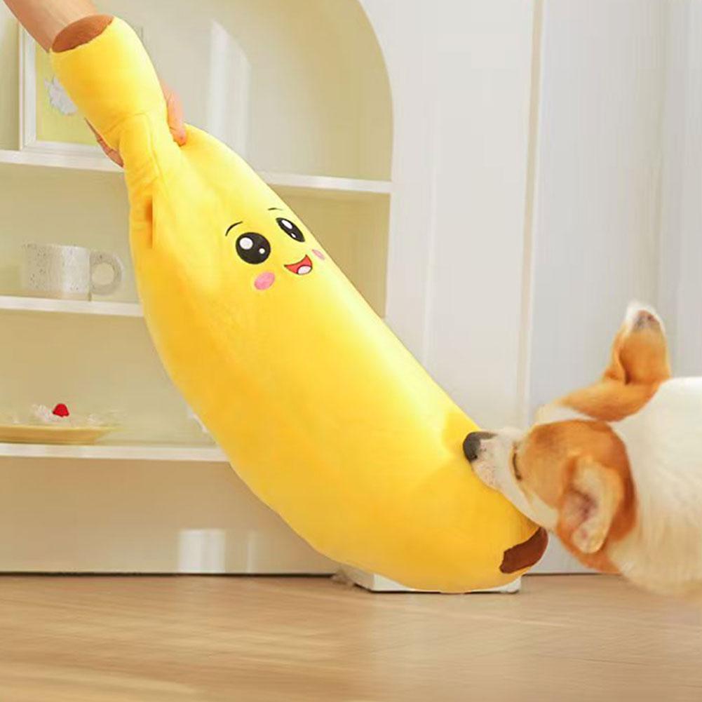 Пищащая игрушка для собаки в форме банана, мягкая, прочная, из плюша, прорезыватель для зубов, компаньон для питомца, когда он один China Mainland
Пищащая игрушка для собаки в форме банана, мягкая, прочная, из плюша, прорезыватель для зубов, компаньон для питомца, когда он один China Mainland