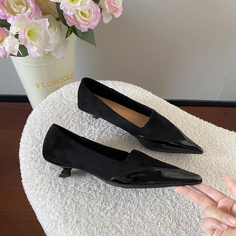 New pointed head color matching fine heel versatile fashion women s single shoes commuting Ankola red high heels women 39 чёрный
New pointed head color matching fine heel versatile fashion women s single shoes commuting Ankola red high heels women 39 чёрный