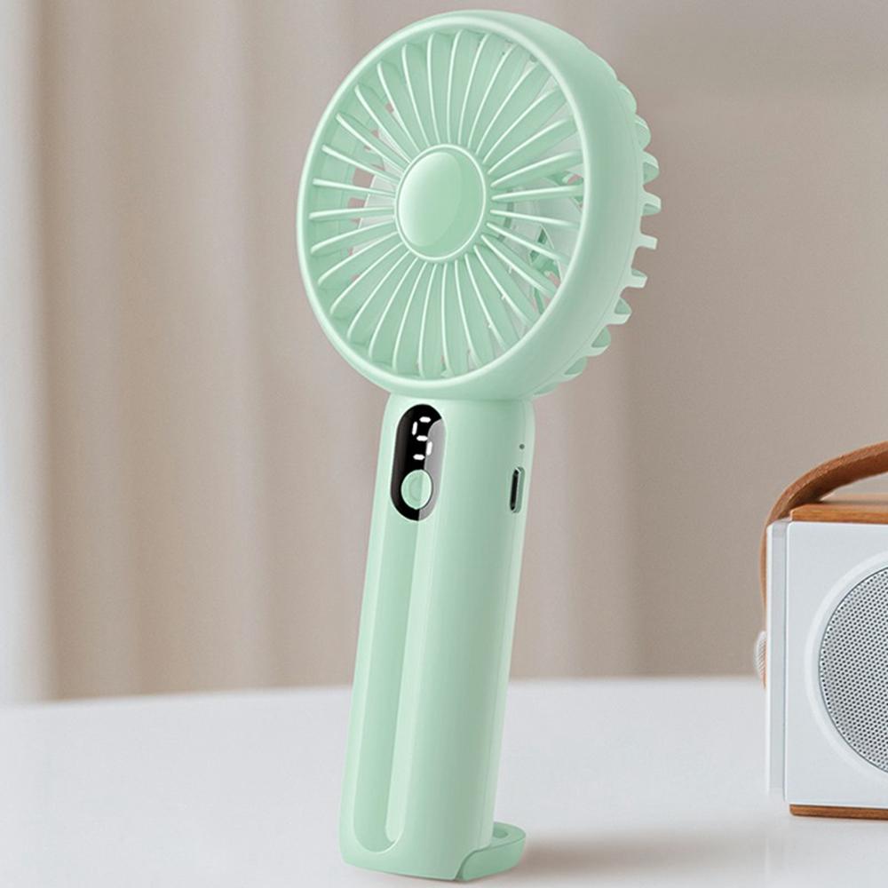 GF13 5 Speeds USB Rechargeable Handheld Fan Portable Mini Quiet Cooling Fan with Digital Display Green
GF13 5 Speeds USB Rechargeable Handheld Fan Portable Mini Quiet Cooling Fan with Digital Display Green