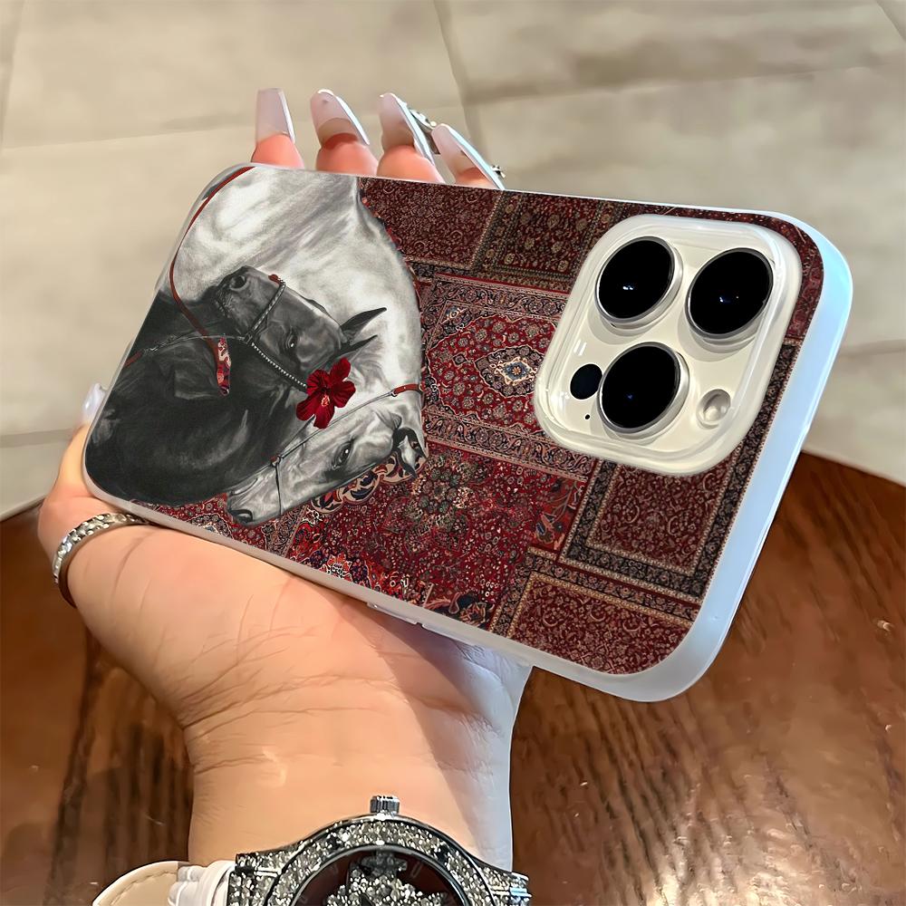 Black and White Horse Phone Case For iPhone 17 Case iPhone 16 Pro Max 11 15 14 12 Pro Max 16 7 8 Plus Air Silicone Soft Cover iphone 11 Pro
Black and White Horse Phone Case For iPhone 17 Case iPhone 16 Pro Max 11 15 14 12 Pro Max 16 7 8 Plus Air Silicone Soft Cover iphone 11 Pro