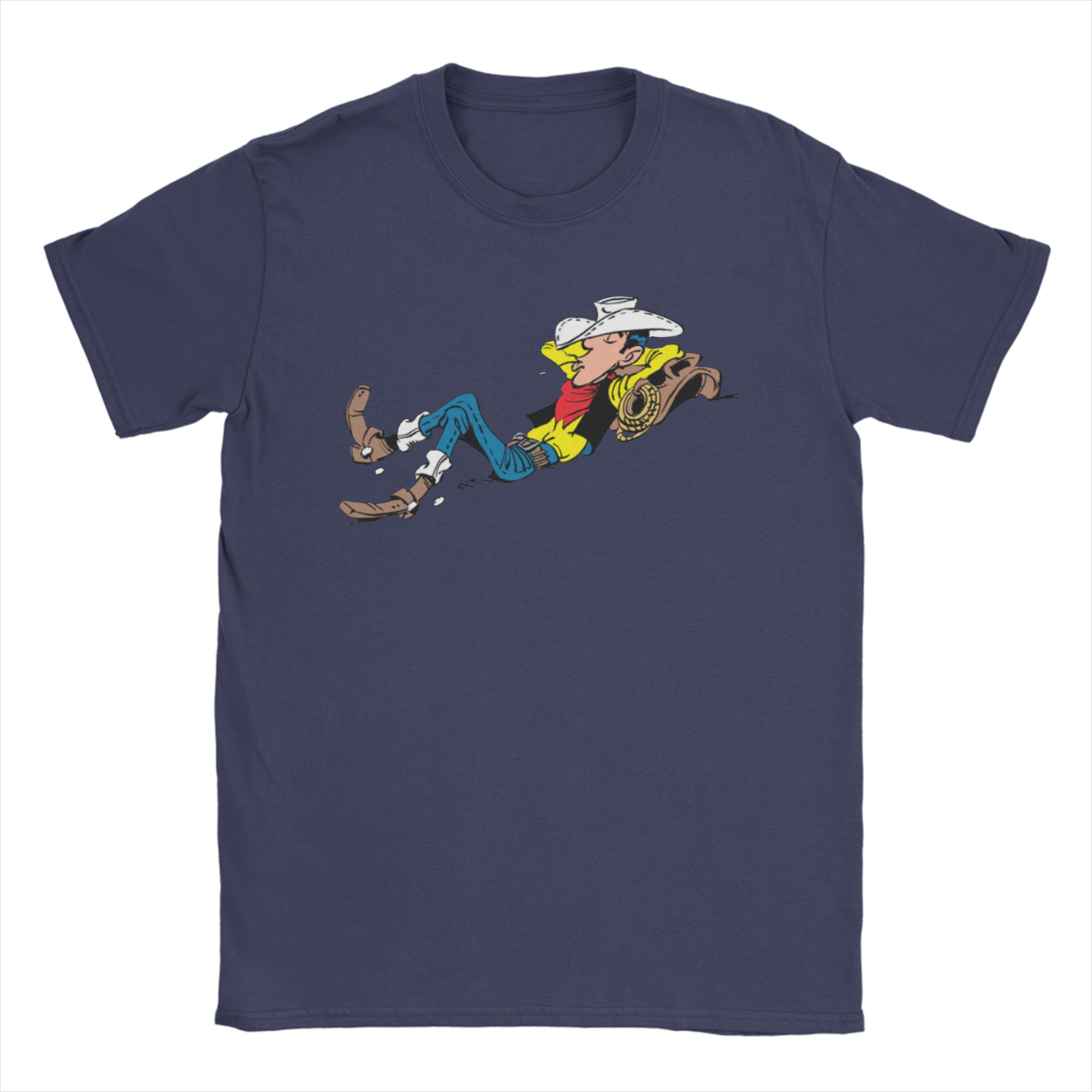 Lucky Luke T Shirts Mens Cotton Vintage TShirts Round Collar Tees Short Sleeve Tops Plus Size 3XL
Lucky Luke T Shirts Mens Cotton Vintage TShirts Round Collar Tees Short Sleeve Tops Plus Size 3XL